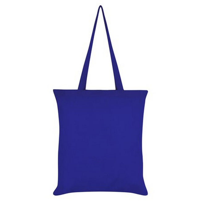 Blue - Side - Inquisitive Creatures Tiger Tote Bag