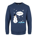 Airforce Blue - Front - Grindstore Mens What A Melt Christmas Sweater