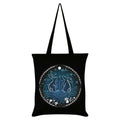 Black-White-Navy - Front - Grindstore Moonlit Tryst Tote Bag
