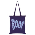 Purple-Blue - Front - Grindstore Ghostly Boo! Tote Bag