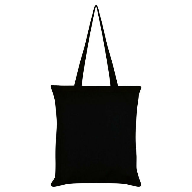 Black-White - Back - Grindstore Skull Tote Bag