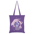 Violet-Gray-White - Front - Grindstore The Future Is Yours Tote Bag