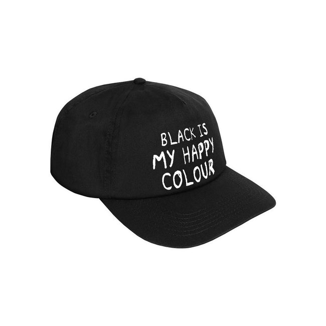 Black - Side - Grindstore Black Is My Happy Colour Baseball Cap