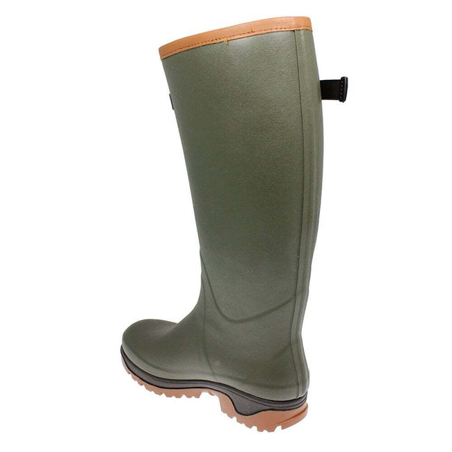 Green - Side - Goodyear Mens Delta Zip Galoshes