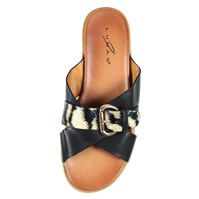 Black - Lifestyle - Lunar Womens-Ladies Reese Sandals
