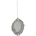 Silver - Front - Hill Interiors Frame Christmas Tree Decoration