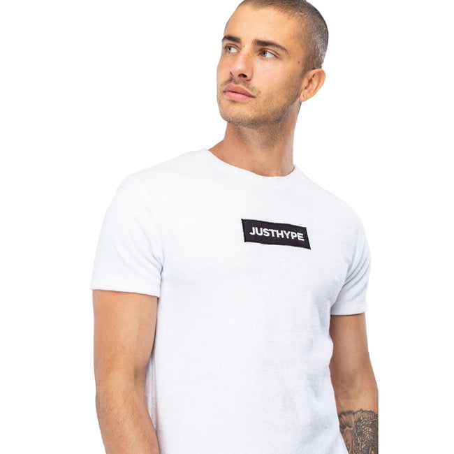 White - Back - Hype Mens Towel T-shirt