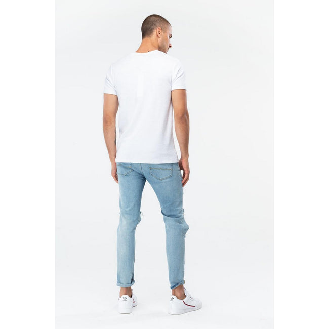 White - Pack Shot - Hype Mens Towel T-shirt