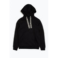 Black - Front - Hype Womens-Ladies Drawstring Pullover Hoodie
