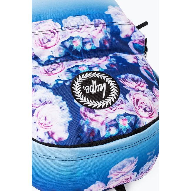 Blue-Pink - Side - Hype Rose Backpack