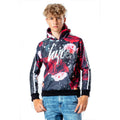 Multicolored - Front - Hype Childrens-Kids Invade Rose Pullover Hoodie