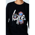 Black - Lifestyle - Hype Boys Space Patches Sweatshirt