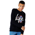 Black - Front - Hype Boys Space Patches Sweatshirt