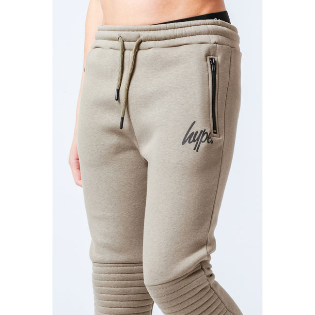 Khaki Green - Pack Shot - Hype Boys Biker Jogging Bottoms