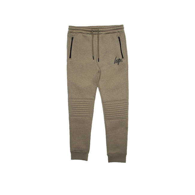 Khaki Green - Front - Hype Boys Biker Jogging Bottoms