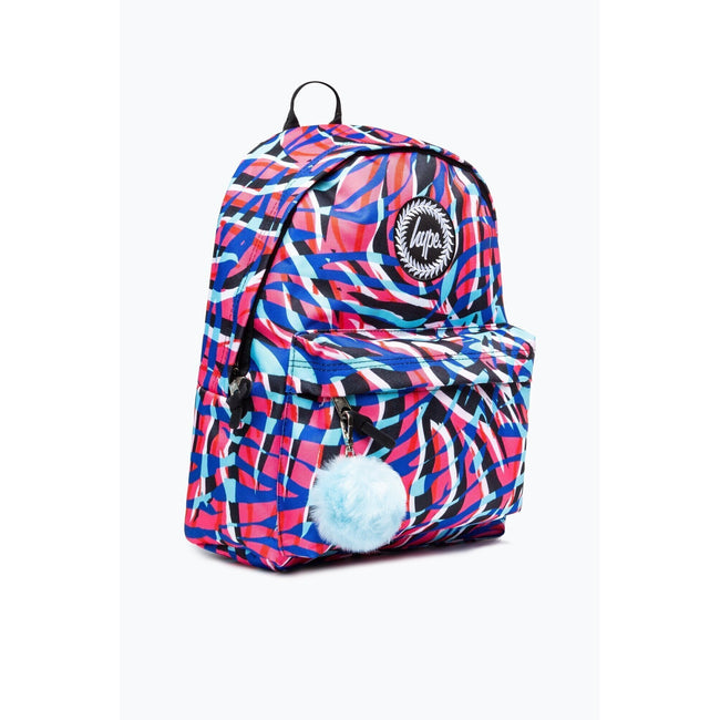 Multicolored - Side - Hype Highlighter Zebra Backpack