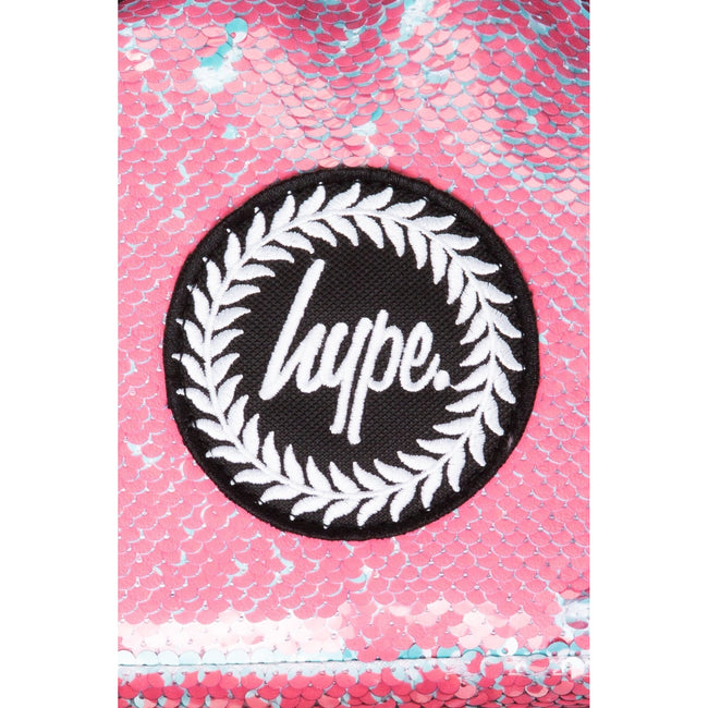 Pink-Turquoise - Pack Shot - Hype Drumstick Sequin Knapsack
