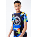 Black-Blue-Orange - Lifestyle - Hype Boys Colour Paint T-Shirt