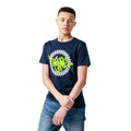 Navy - Front - Hype Childrens-Kids Crest T-Shirt