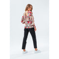 Multicolored - Side - Hype Womens-Ladies Antique Bloom Blouse