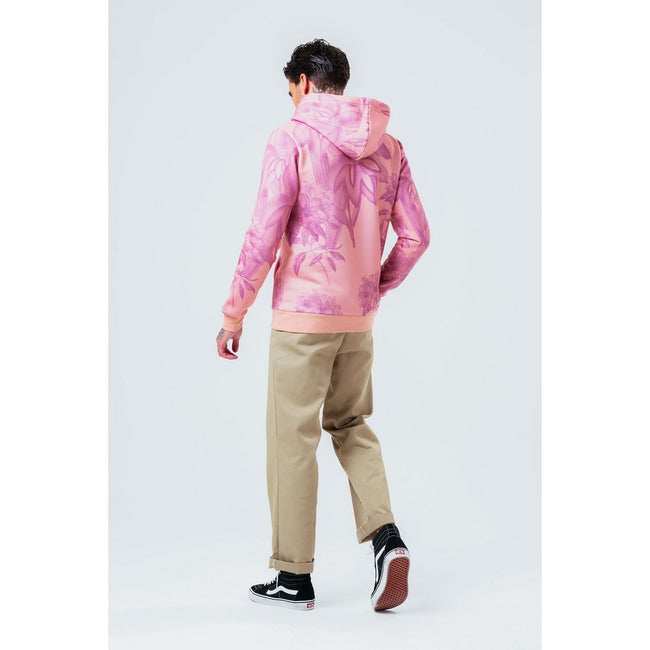 Pink - Lifestyle - Hype Mens Hawaii Half Pullover Hoodie
