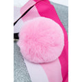 Gray-Pink-Black - Pack Shot - Hype Glitter Wave Leopard Knapsack
