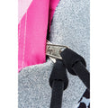 Gray-Pink-Black - Close up - Hype Glitter Wave Leopard Knapsack