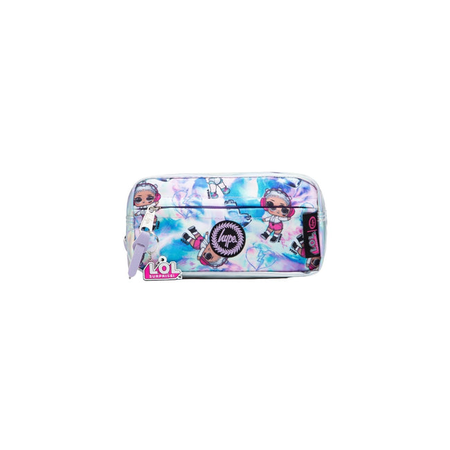 Light Purple-Silver Reflective-Blue - Front - Hype LOL Surprise Glamstronaut Pencil Case