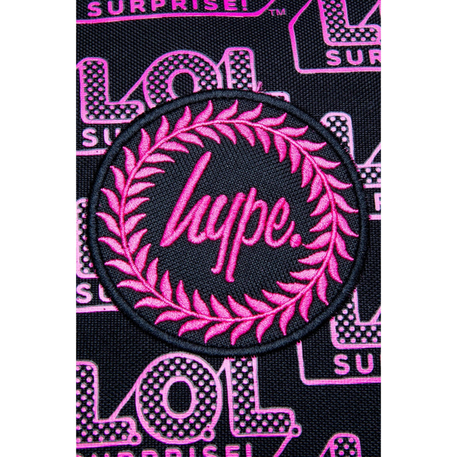Black-Bright Pink - Lifestyle - Hype Logo LOL Surprise Knapsack