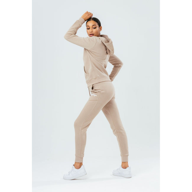 Gray - Side - Hype Womens-Ladies Scribble Hoodie