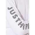 White - Side - Hype Boys Mini Script Long Sleeve T-Shirt