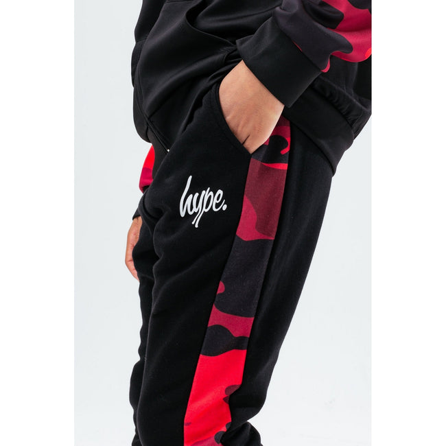 Red-Black - Side - Hype Boys Side Stripe Sweatpants