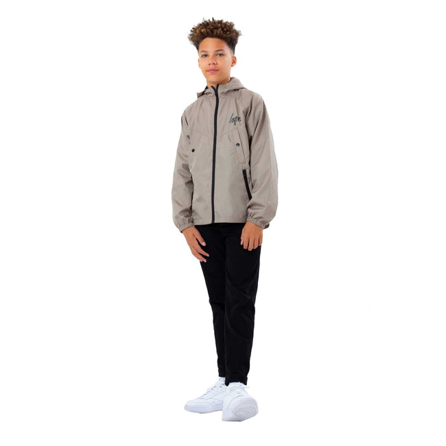 Khaki - Front - Hype Boys Tech Jacket