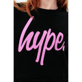 Black - Lifestyle - Hype Girls Script Drawstring Dress