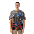 Multicolored - Front - Hype Mens Painters Oversized T-Shirt