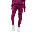 Purple - Front - Hype Childrens-Kids Leopard Sweatpants