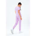 Lilac - Side - Hype Girls Scribble Logo Washed Sweatpants