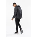 Black - Side - Hype Mens Crest Fishtail Jacket