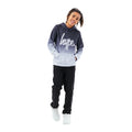 Black-White - Front - Hype Boys Speckle Fade Hoodie