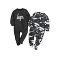 Black-White - Front - Hype Baby Sleeper Set (Pack of 2)
