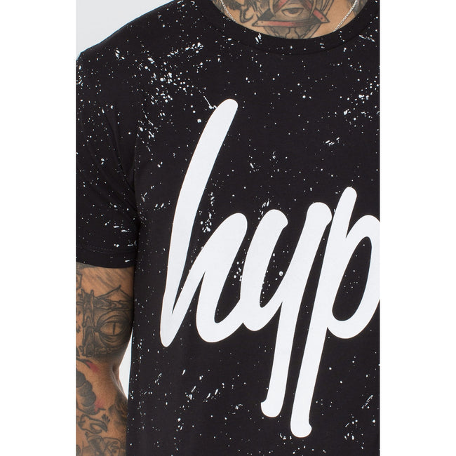 Black - Lifestyle - Hype Mens Aop Speckle T-Shirt