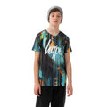 Turquoise-Black-White - Front - Hype Boys Spray Drips Script T-Shirt