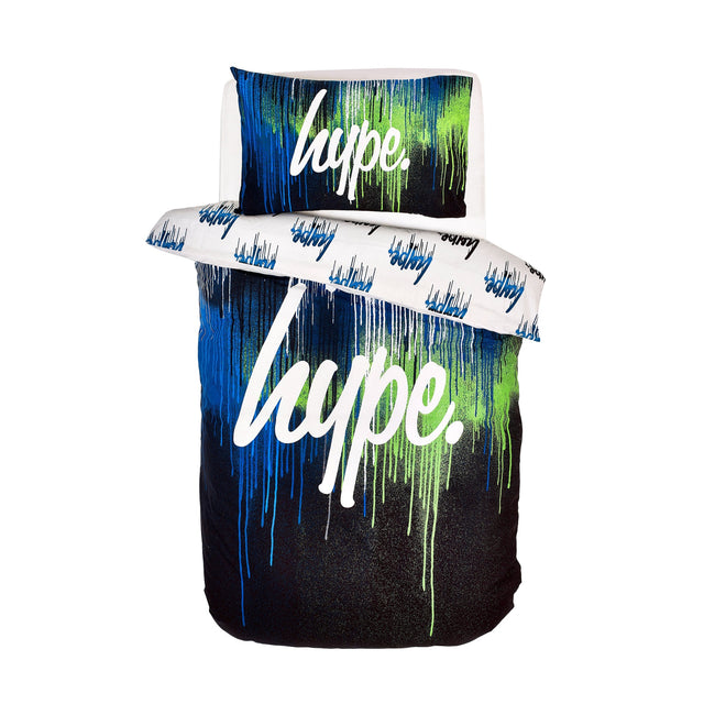 Black-Blue-White - Front - Hype Drips Duvet