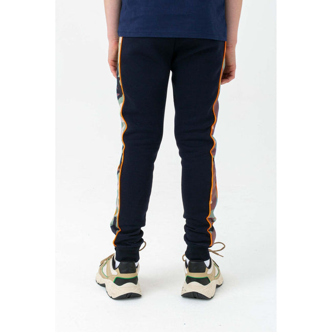Navy-Orange - Side - Hype Boys Spring Camo Sweatpants