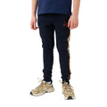 Navy-Orange - Front - Hype Boys Spring Camo Sweatpants
