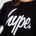 Black-White - Close up - Hype Girls Script T-Shirt & Shorts Set