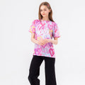 Pink - Back - Hype Girls Glitter Heart Script T-Shirt