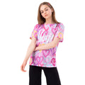 Pink - Front - Hype Girls Glitter Heart Script T-Shirt