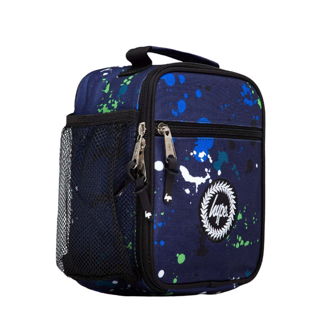 Blue-White - Side - Hype Splat Lunch Box