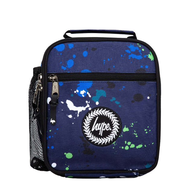 Blue-White - Front - Hype Splat Lunch Box